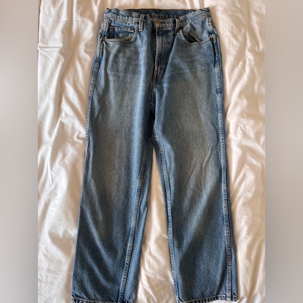 B SIDES Blue Straight-Leg Jeans